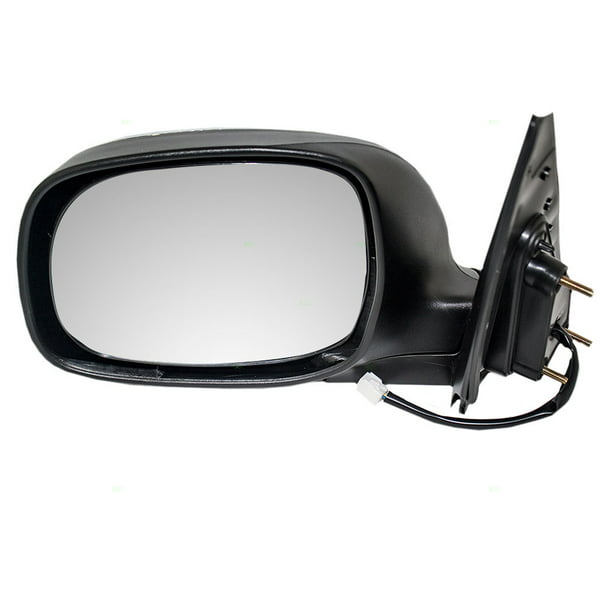 Side View Mirror Manual w// Chrome Cap Passenger Right RH for Tundra Sequoia